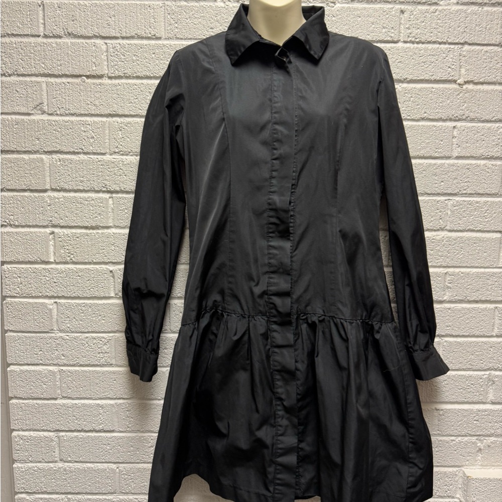 Pink Tartan Black Long Sleeve Dress
